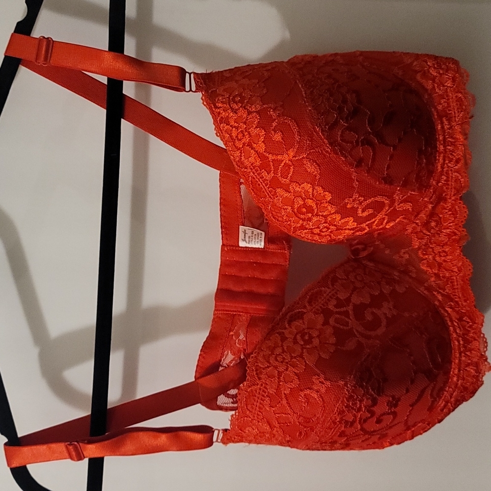 Red Lace Bra